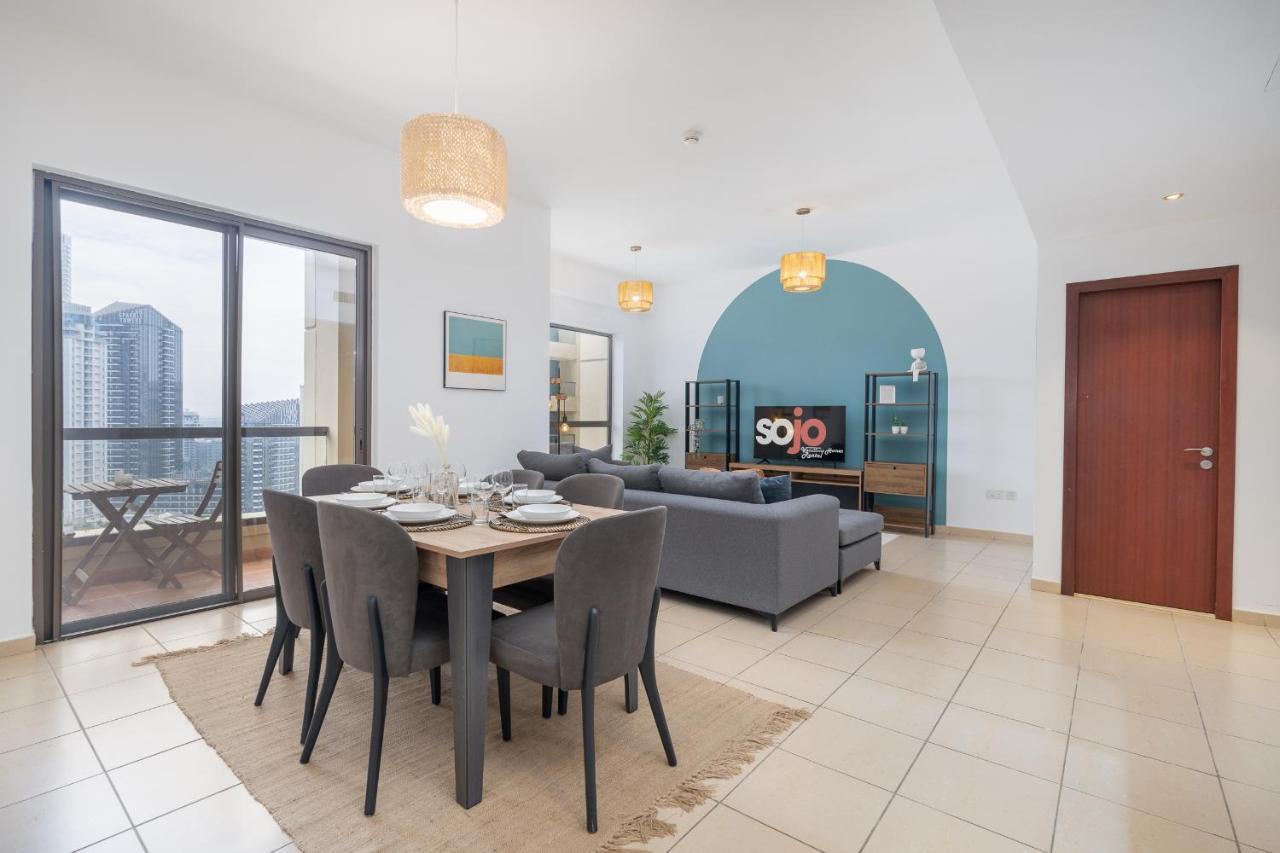 Jbr Beach Bliss One Three Bedroom Luxury Apartments By Sojo Stay Dubai Exterior foto